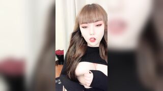 【蝴蝶大姐】骚艳御姐白皙巨乳 白虎粉逼跳蛋自慰 真骚