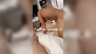 【大神福利】Love98kCouple单男3p啪啪后入极品美臀2