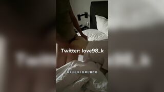 【大神福利】Love98kCouple单男3p啪啪后入极品美臀3